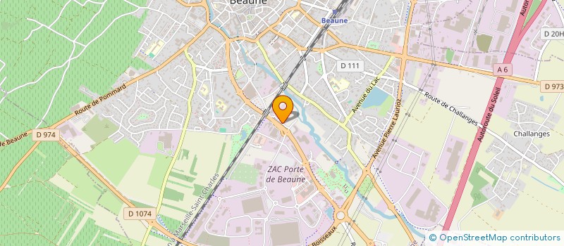 localisation de l'entreprise PRET A CONSULTER à BEAUNE