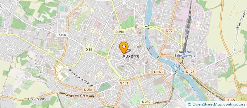 localisation de l'entreprise PRET A MIXER à AUXERRE