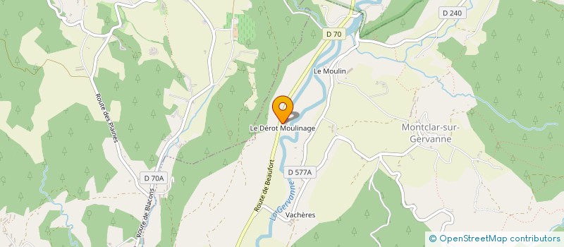 localisation de l'entreprise PRET A PARTIR à MONTCLAR-SUR-GERVANNE