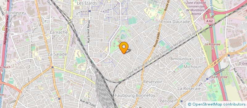 localisation de l'entreprise PRET A PORTER DIFFUSION à TOULOUSE