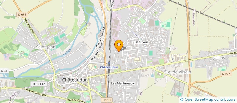 localisation de l'entreprise PRET A PORTER DUNOIS à CHATEAUDUN