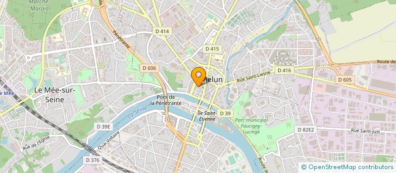 localisation de l'entreprise PRET A PORTER DYLAN à MELUN
