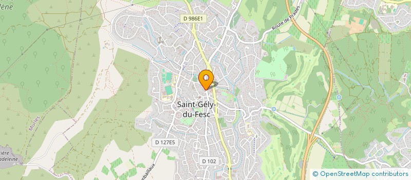 localisation de l'entreprise PRET FACE à SAINT-GELY-DU-FESC