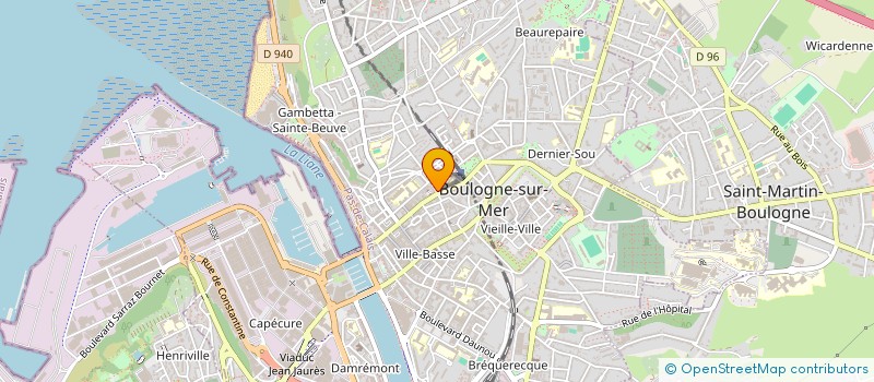 localisation de l'entreprise PRET GO FINANCE à BOULOGNE-SUR-MER