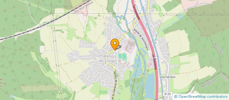 localisation de l'entreprise PRET'IMM à CHATENOIS-LES-FORGES