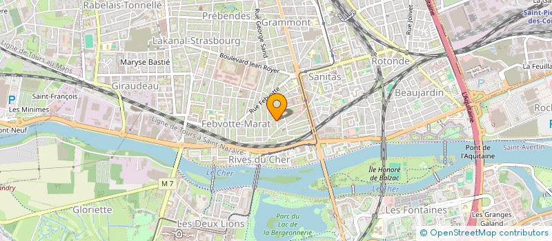 localisation de l'entreprise PRET-MAT à TOURS
