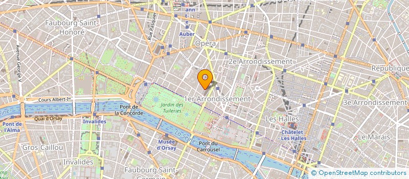 localisation de l'entreprise PRET POUR PARTIR à PARIS