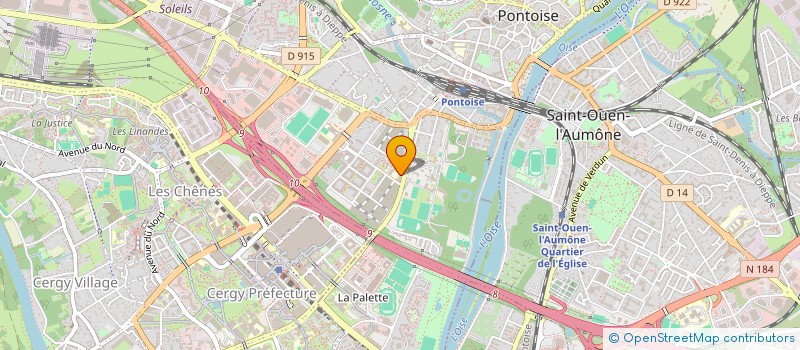 localisation de l'entreprise PRET2GO  PONTOISE