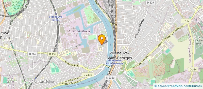 localisation de l'entreprise PRETEX à VILLENEUVE-LE-ROI