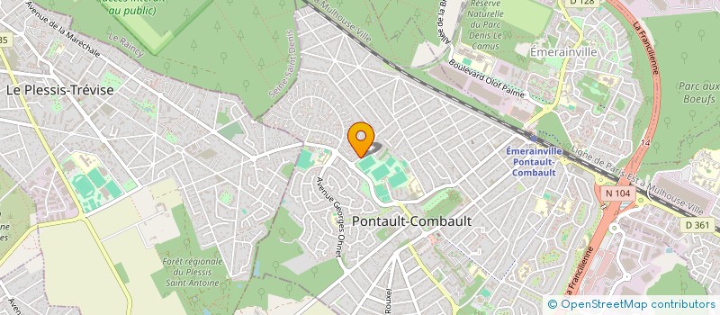 localisation de l'entreprise PRETEXTE à PONTAULT-COMBAULT