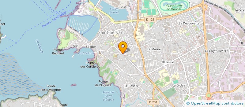 localisation de l'entreprise PRETIG à SAINT-MALO