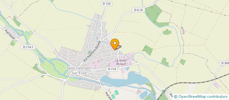 localisation de l'entreprise PRETIOSA TRANSPORT SECURITE à SAINT-GEORGES-SUR-EURE