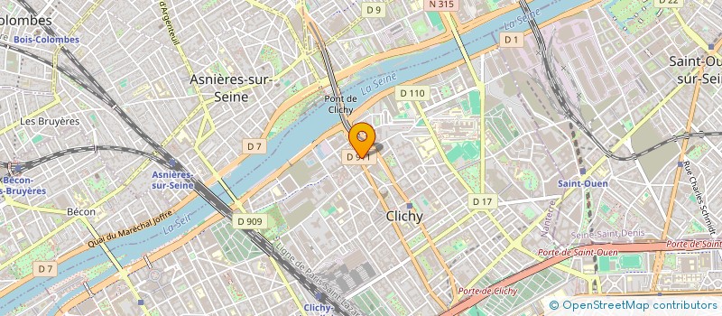 localisation de l'entreprise PRETO NOVO à CLICHY