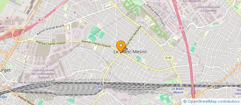 localisation de l'entreprise PRETORIA à LE BLANC-MESNIL