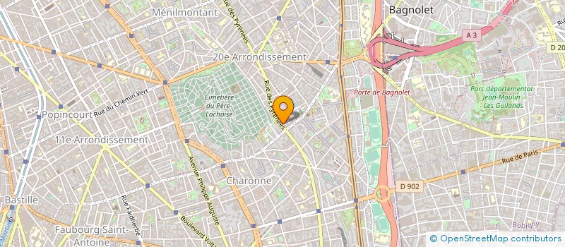 localisation de l'entreprise PRETORY  PARIS