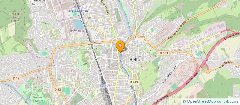 localisation de l'entreprise PRETOT INVEST à BELFORT