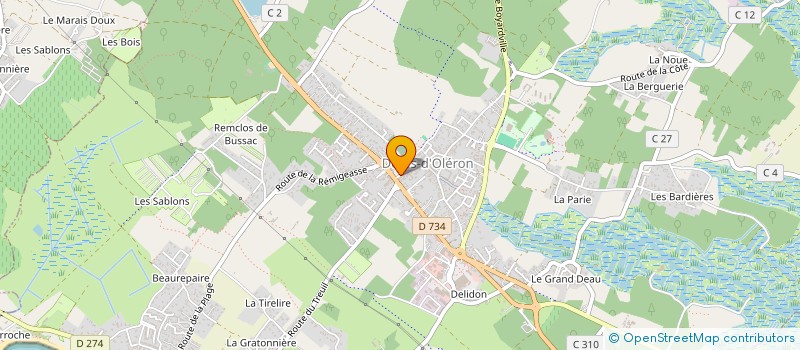 localisation de l'entreprise PRETS A SECOURIR P.A.S  DOLUS-D'OLERON