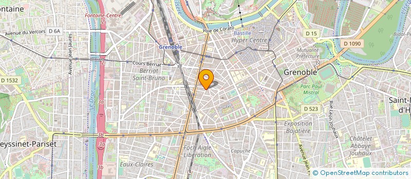 localisation de l'entreprise PRETTY SILHOUETTE à GRENOBLE