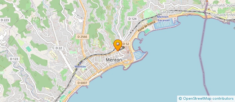 localisation de l'entreprise PRETTY TOUCH à MENTON
