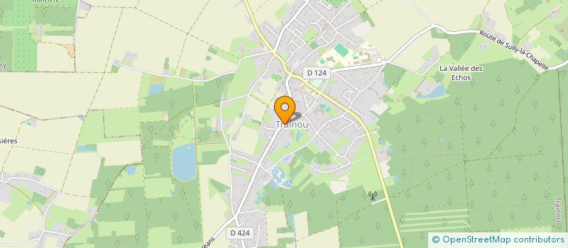 localisation de l'entreprise PRETYS'TRANS à TRAINOU