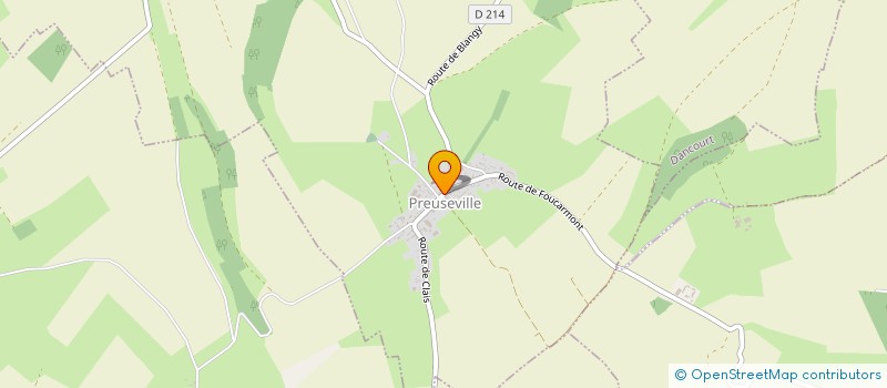 localisation de l'entreprise PREUSEVILLE EN FETE  PREUSEVILLE