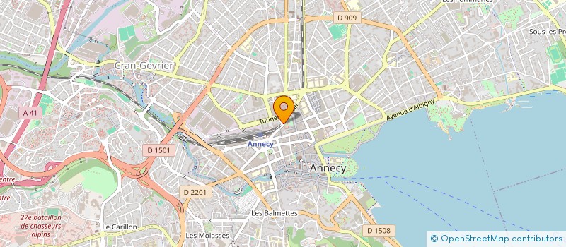 localisation de l'entreprise PREUX IMMOBILIER à ANNECY