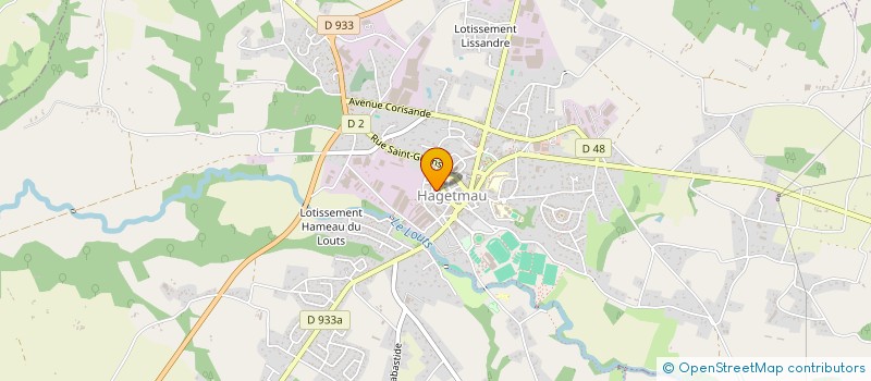 localisation de l'entreprise PREUX ST GIRONS SOC SPORTIVE  HAGETMAU