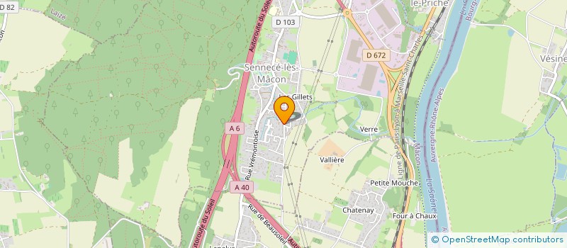 localisation de l'entreprise PREV-AUDIT à MACON