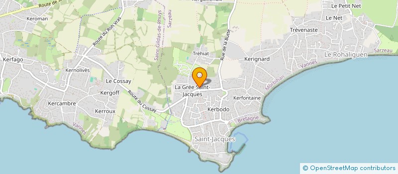 localisation de l'entreprise PREV'HOME  SARZEAU