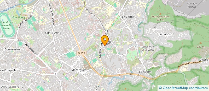 localisation de l'entreprise PREV'HYP à MARSEILLE