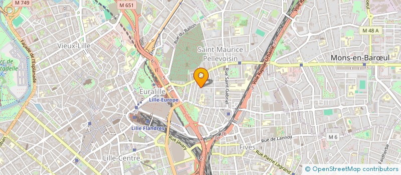 localisation de l'entreprise PREV'SANTE MEL à LILLE