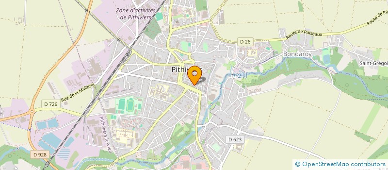 localisation de l'entreprise PREV5 à PITHIVIERS