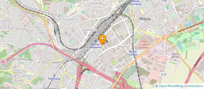 localisation de l'entreprise PREVAL à MASSY