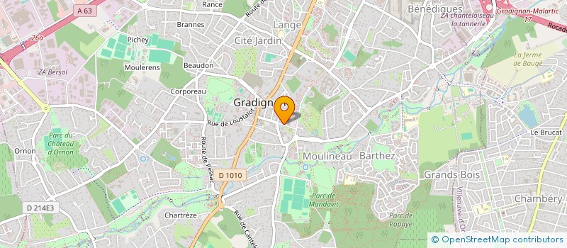localisation de l'entreprise PREVALH AQUITAINE à GRADIGNAN