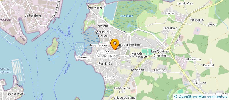 localisation de l'entreprise PREVALIANCE  PLESCOP