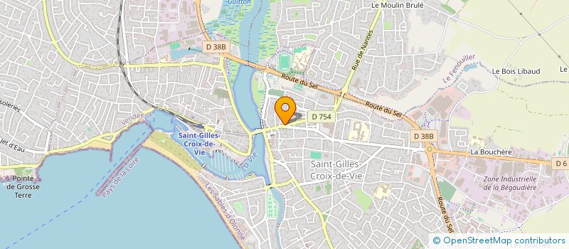 localisation de l'entreprise PREVANCE à SAINT-GILLES-CROIX-DE-VIE