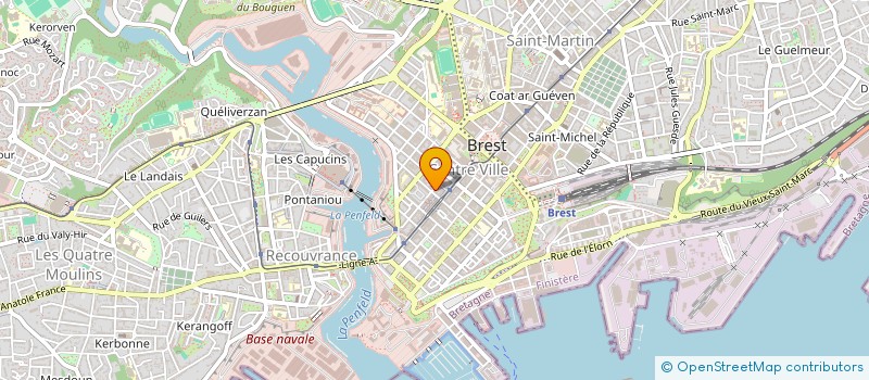 localisation de l'entreprise PREVANTICIP à BREST
