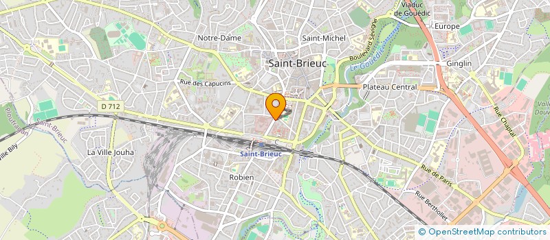 localisation de l'entreprise PREVARMOR à SAINT-BRIEUC