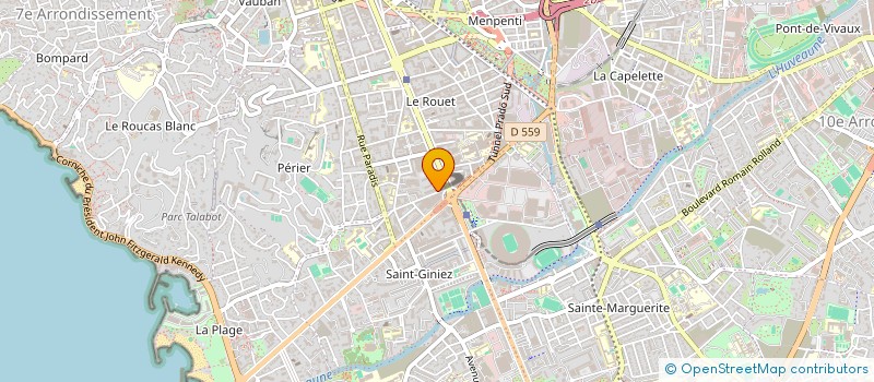 localisation de l'entreprise PREVE DEVELOPPEMENT à MARSEILLE