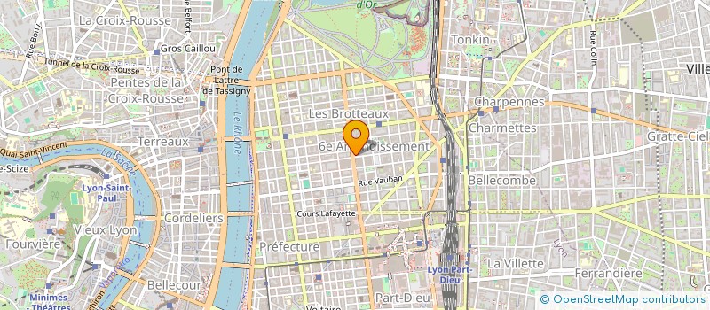 localisation de l'entreprise PREVEA à LYON