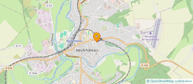 localisation de l'entreprise PREVELLES à NEUFCHATEAU