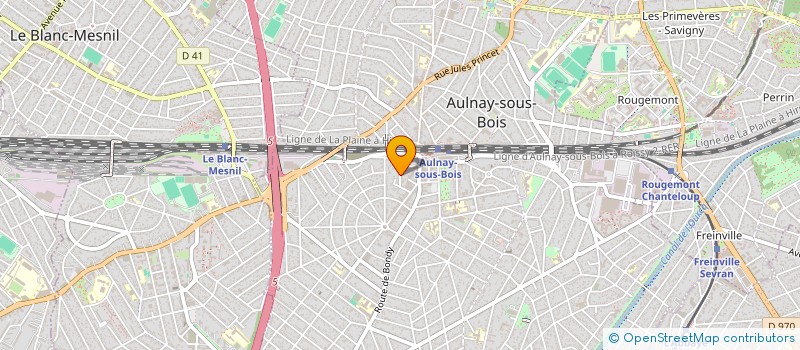 localisation de l'entreprise PREVENIR.CARE  AULNAY-SOUS-BOIS