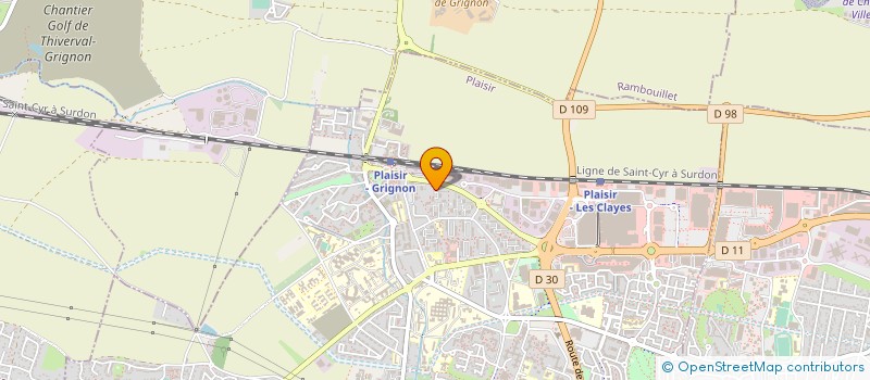 localisation de l'entreprise PREVENIR L'INCENDIE ET LES SECOURS A PERSONNES (P.I.S.P.) à PLAISIR