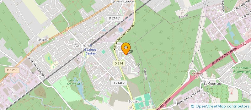 localisation de l'entreprise PREVENSEC  CESTAS