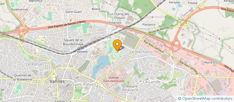 localisation de l'entreprise PREVENT ALGIES ARTICULAIRES VERTEBRALES à VANNES
