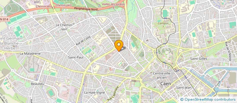 localisation de l'entreprise PREVENT'DOM à CAEN