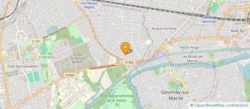 localisation de l'entreprise PREVENT'I à GAGNY