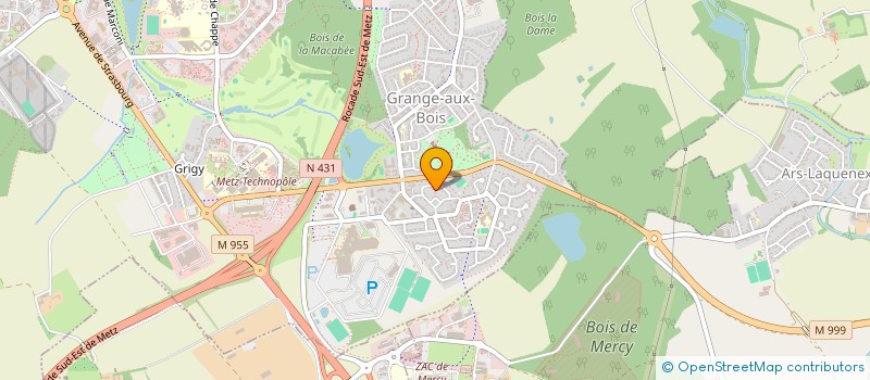 localisation de l'entreprise PREVENTEC  SAINT-JULIEN-LES-METZ