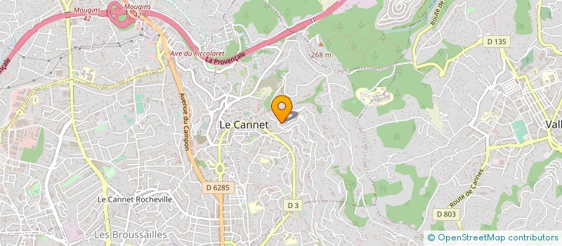 localisation de l'entreprise PREVENTEO à LE CANNET