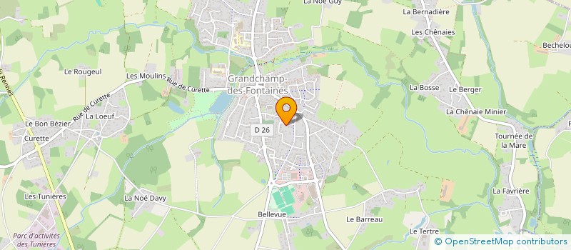 localisation de l'entreprise PREVENTIAPS MARCHE NORDIQUE  GRANDCHAMP-DES-FONTAINES